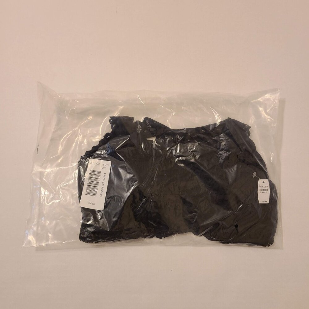 Maurices Vintage Black Lace Racerback Bralette - S - Picture 4 of 5